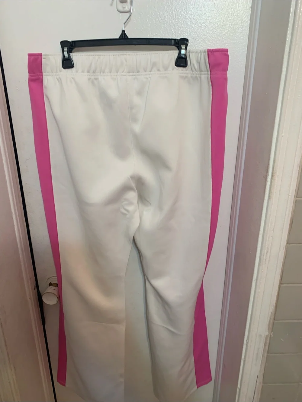 Nike White Elastic Waist Athletic Shorts